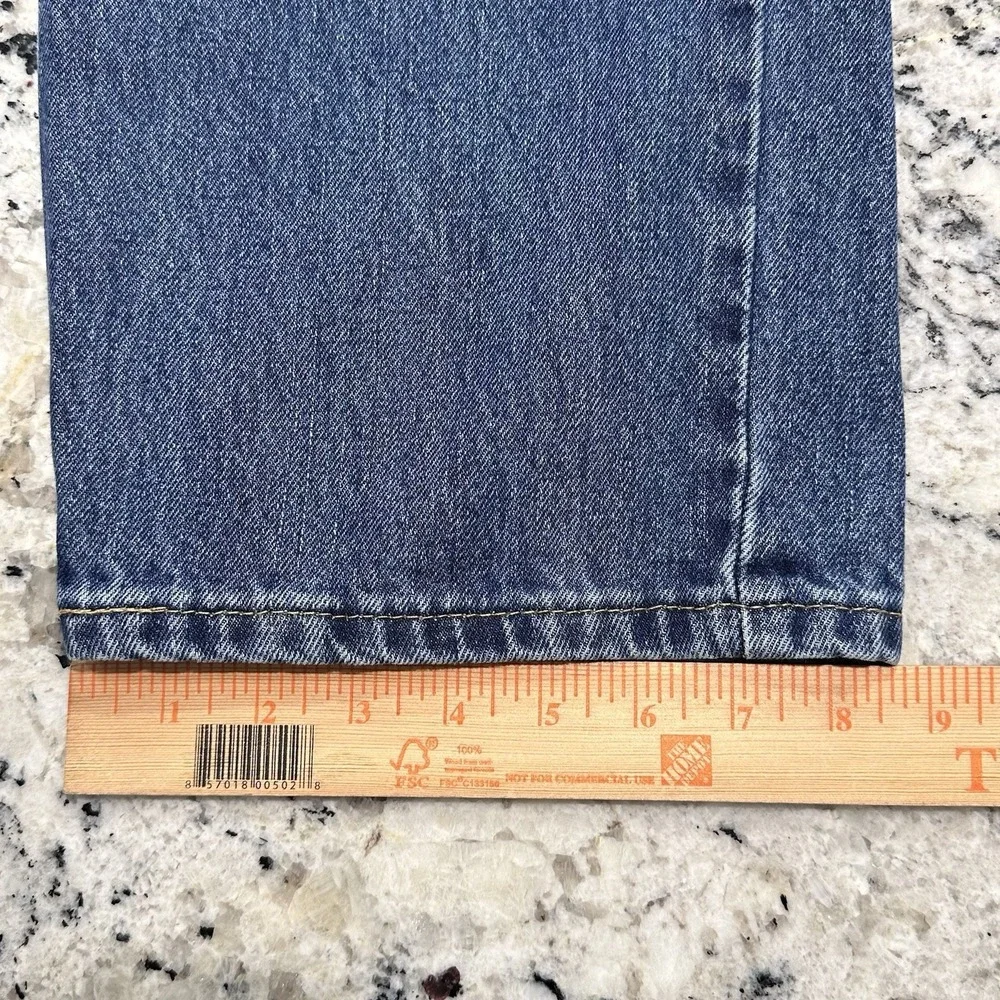 Levi's 505 Jeans Men 42x30 (Fits 40x30) Blue Denim Straight Leg Classic Fit